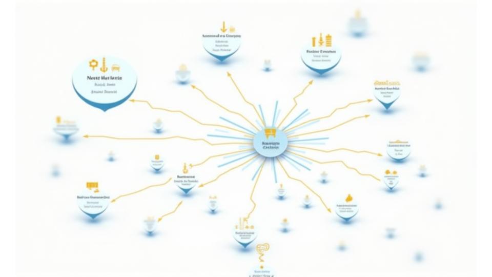 Infographie stylisée montrant des liens entre différents ministères français et des entreprises, avec des flèches symbolisant les flux de financement.