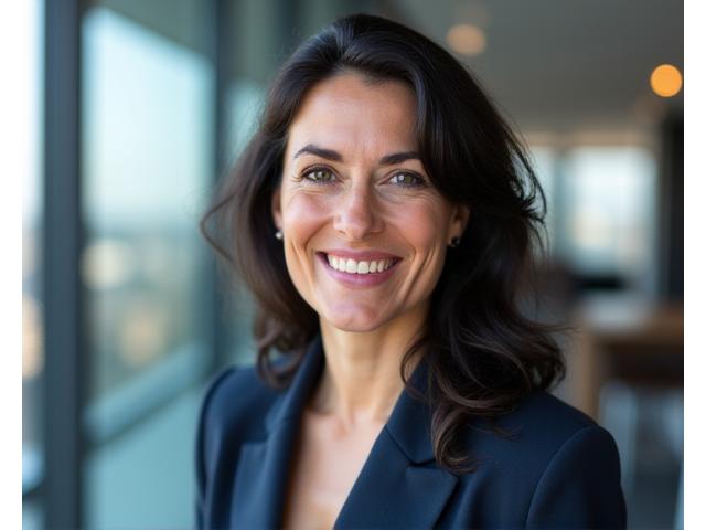 Portrait professionnel de Sophie Martin, experte en modélisation financière et subventions pour entreprises, ayant travaillé pour la BPI.