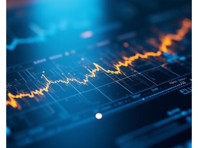 Des graphiques financiers projetés sur un écran d'ordinateur, symbolisant la modélisation financière experte et les prévisions de croissance offertes par Neovian Subsidium.