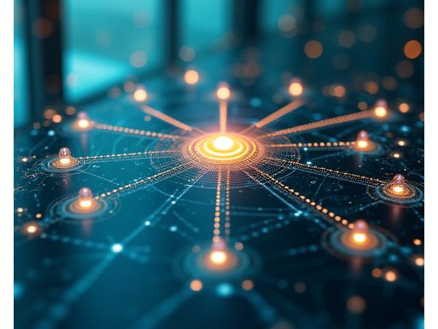 Illustration d'un réseau professionnel de connexions stratégiques, symbolisant l'accès à l'écosystème French Tech et aux décideurs institutionnels.